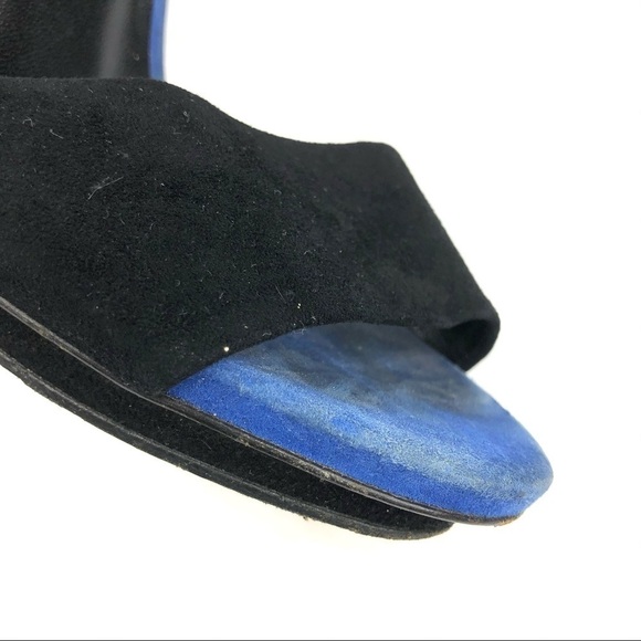 Gucci green blue suede prism heels authentic 36.5 - Picture 14 of 16